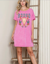Load image into Gallery viewer, Rodeo T-shirt Dress