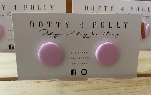 Medium Clay Studs