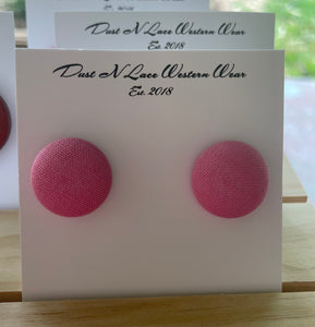 19mm Fabric Button Studs