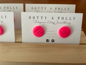 Medium Clay Studs