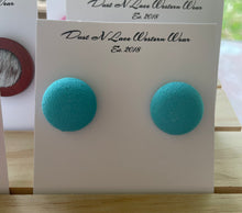 Load image into Gallery viewer, 19mm Fabric Button Studs